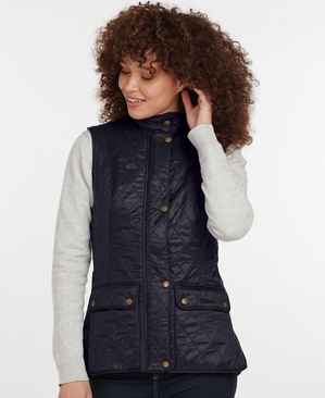 Gilet Barbour Weste Wray Noir Femme | CMS-96107823