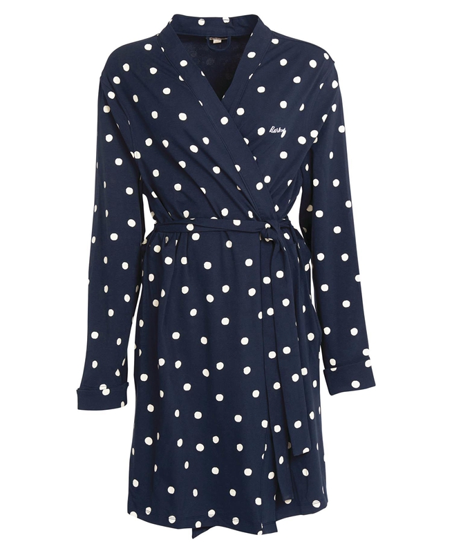 Vêtement De Nuit Barbour Dotty Robe Bleu Marine Femme | AGA-14028664